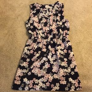 Loft floral print dress